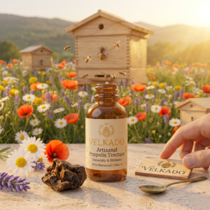 Velkado Artisanal Propolis Tincture – Pure Wild-Harvested Immunity and Wellness Drops